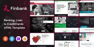 金融银行 – 银行和金融企业网站HTML模板