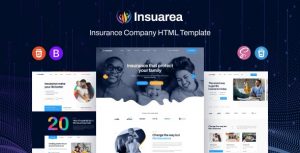 保险业 – 保险公司 企业网站HTML5 模板