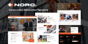 Norc- 建筑改造模板企业网站HTML5 模板