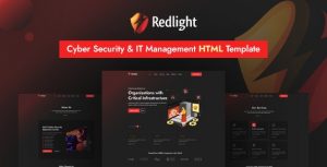 Redlight – 网络安全和 IT 管理企业网站HTML5 模板