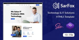 Sarfox – IT解决方案 > 技术企业网站HTML5 模板