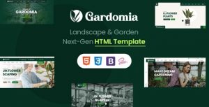 Gardomia – 景观和园艺企业网站HTML5 模板