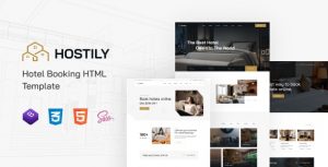 Hostily – 豪华酒店企业网站HTML5 模板